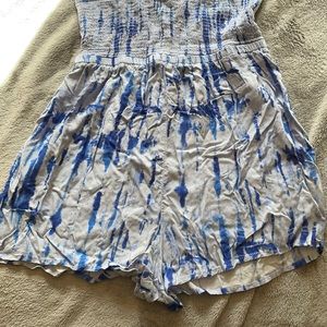 ROMPER SHORT TOP Color blue size M